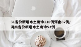31省份新增本土确诊110例河南87例/河南省份新增本土确诊53例