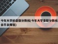 今年大学的录取分数线(今年大学录取分数线会不会降低)
