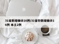 31省新增确诊16例/31省份新增确诊16例 本土2例