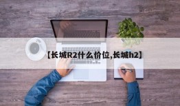【长城R2什么价位,长城h2】