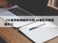 【31省市新增确诊26例,31省区市新增确诊2】
