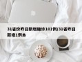 31省份昨日新增确诊101例/31省昨日新增1例本