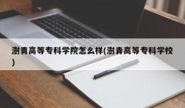 澍青高等专科学院怎么样(澍青高等专科学校)
