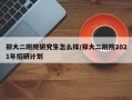 郑大二附院研究生怎么样/郑大二附院2021年招研计划