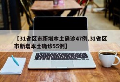 【31省区市新增本土确诊47例,31省区市新增本土确诊55例】